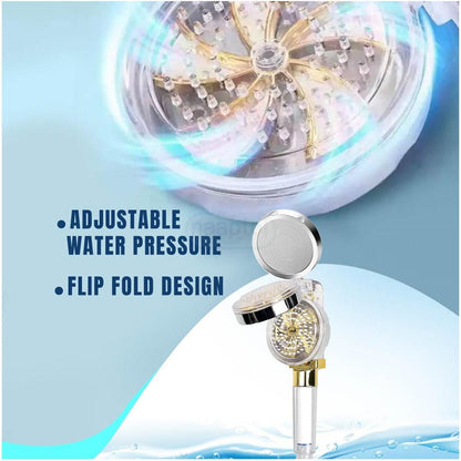 Powerful High Pressure Designer Flip Shower